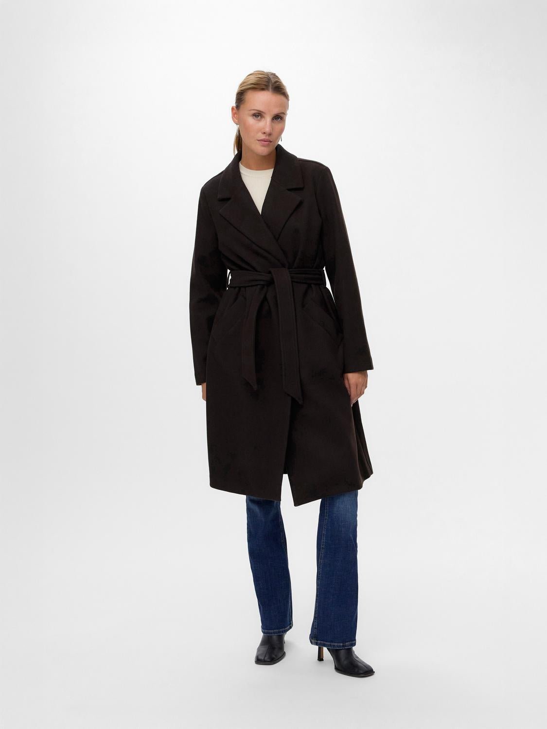 VMFORTUNEAYA Coat - Chocolate Torte - VERO MODA & VILA Bergvik